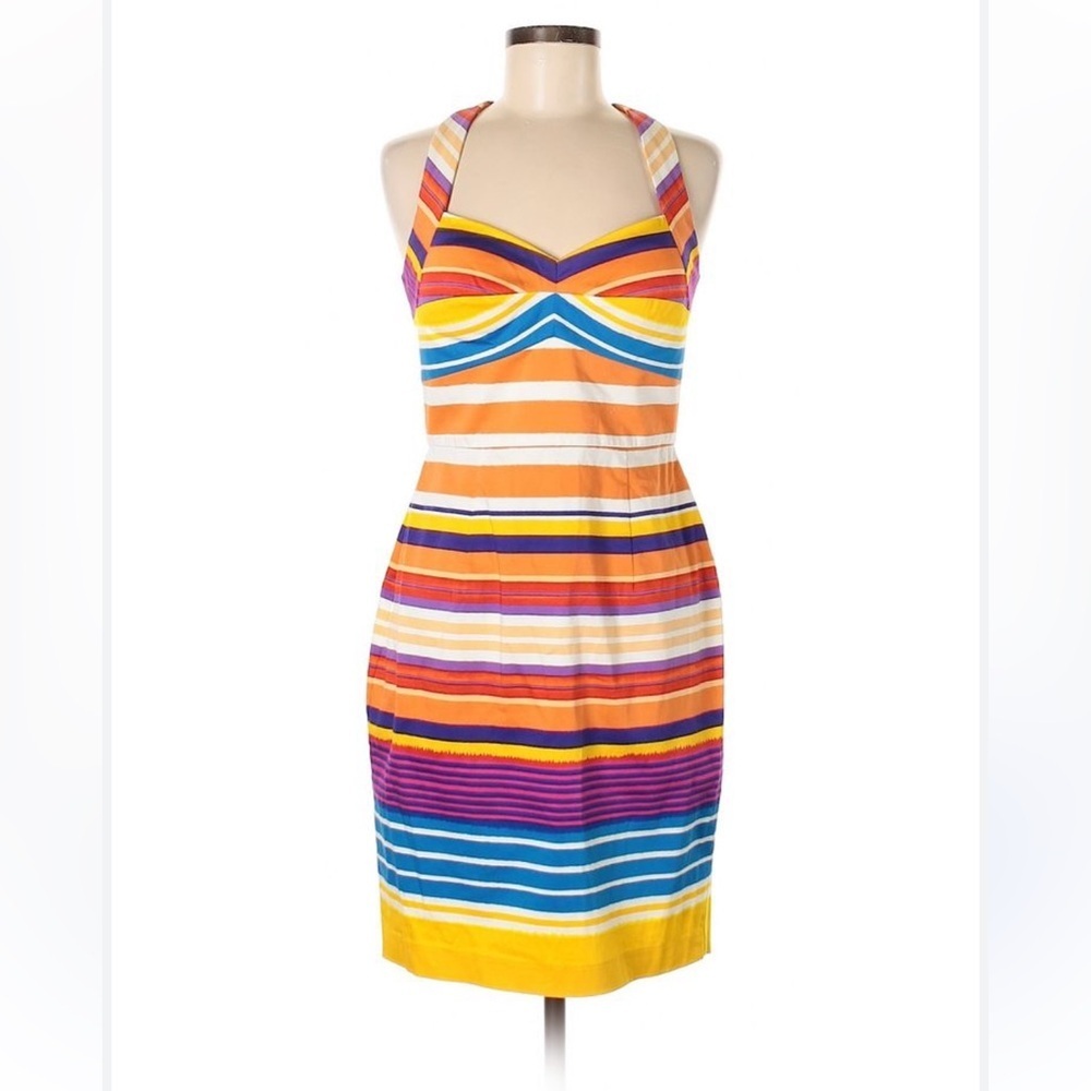 Calvin Klein Colorful Striped Dress size 8